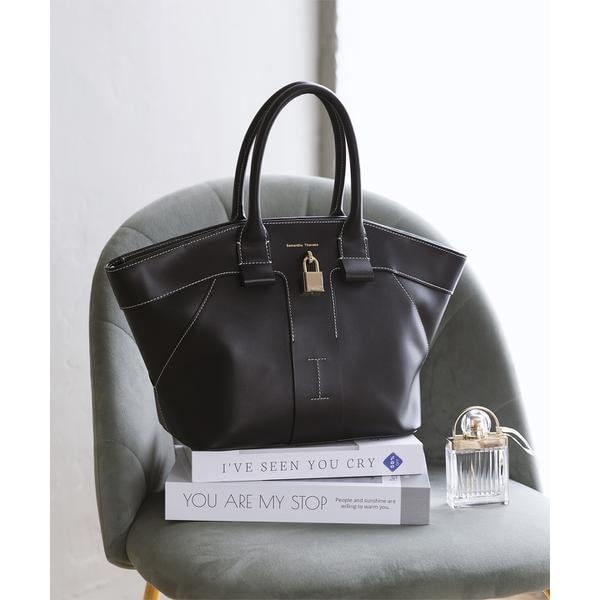 サマンサタバサ（Samantha Thavasa）/ステッチデザイン レザーハンドバッグ ステッチデザイン レザーハンドバッグ | サマンサタバサ(Samantha