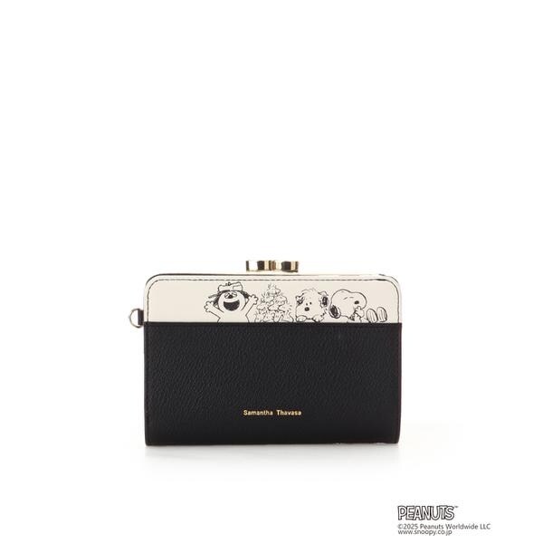 6/7*8 スヌーピー。様オーダー 本革ギャルソン長財布 ミナペルホネン SNOOPY（スヌーピー） 長財布 レディース 本革 がま口 財布 ギャルソン
