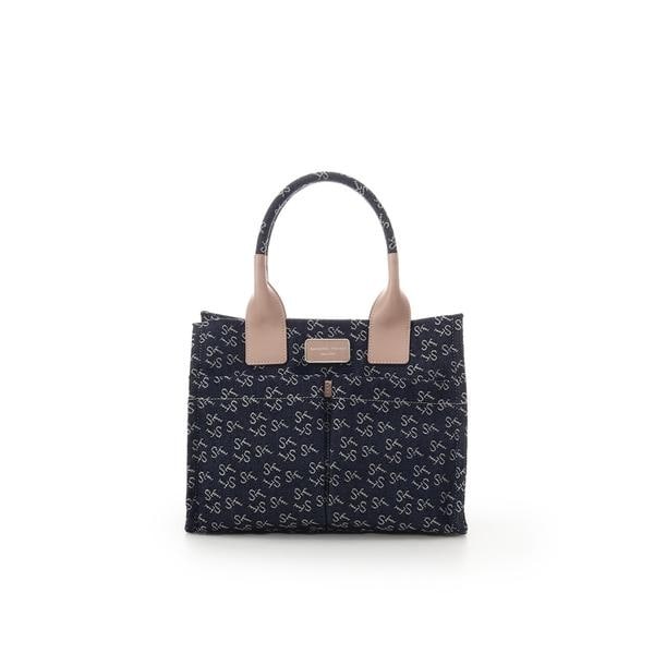 サマンサタバサ Samantha Thavasa ハンドバッグ Denim ST Jacquard  ハンドバッグ ブランド 正規品 新品 ギフト プレゼント 人気 おすすめ 誕生日 記念日 クリスマス 送料無料 ラッピング無料 Denim ST Jacquard ハンドバッグ | サマンサタバサ(Samantha Thavasa