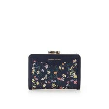 フラワーモチーフ 口金折財布