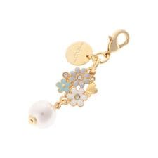 カラフルフラワーファスナーチャーム