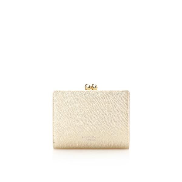 バイカラー 口金折財布