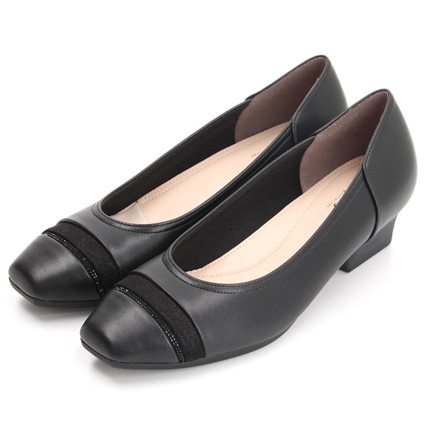 スクエアトゥ素材コンビパンプス | ユニティー(unity) | マルイウェブ