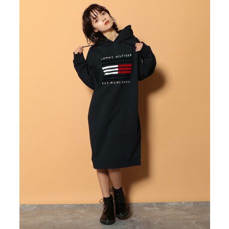 フラッグロゴパーカーワンピース | トミー ヒルフィガー(Tommy  