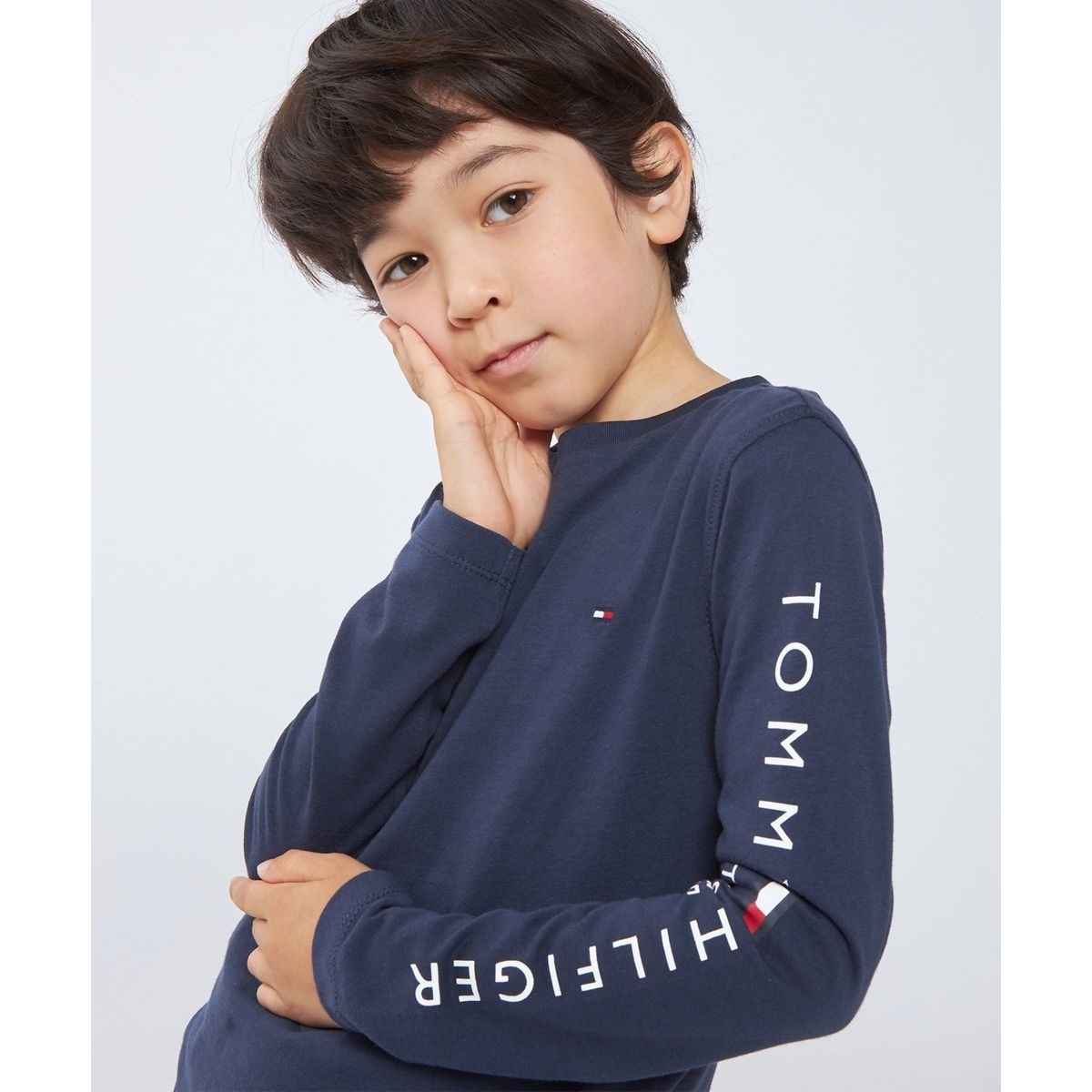 [�}���C]�x�[�V�b�N�t���b�O�����O�X���[�uT�V���c/�g�~�[ �q���t�B�K�[�iTommy Hilfiger�j �l�C�r�[C87