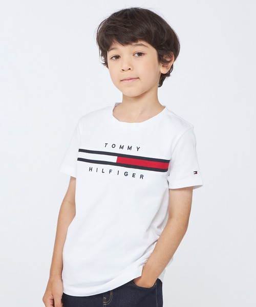 KIDS【90～170cm展開】 フラッグロゴＴシャツ | トミー ヒルフィガー