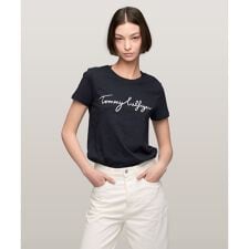 ロゴクルーネックTシャツ