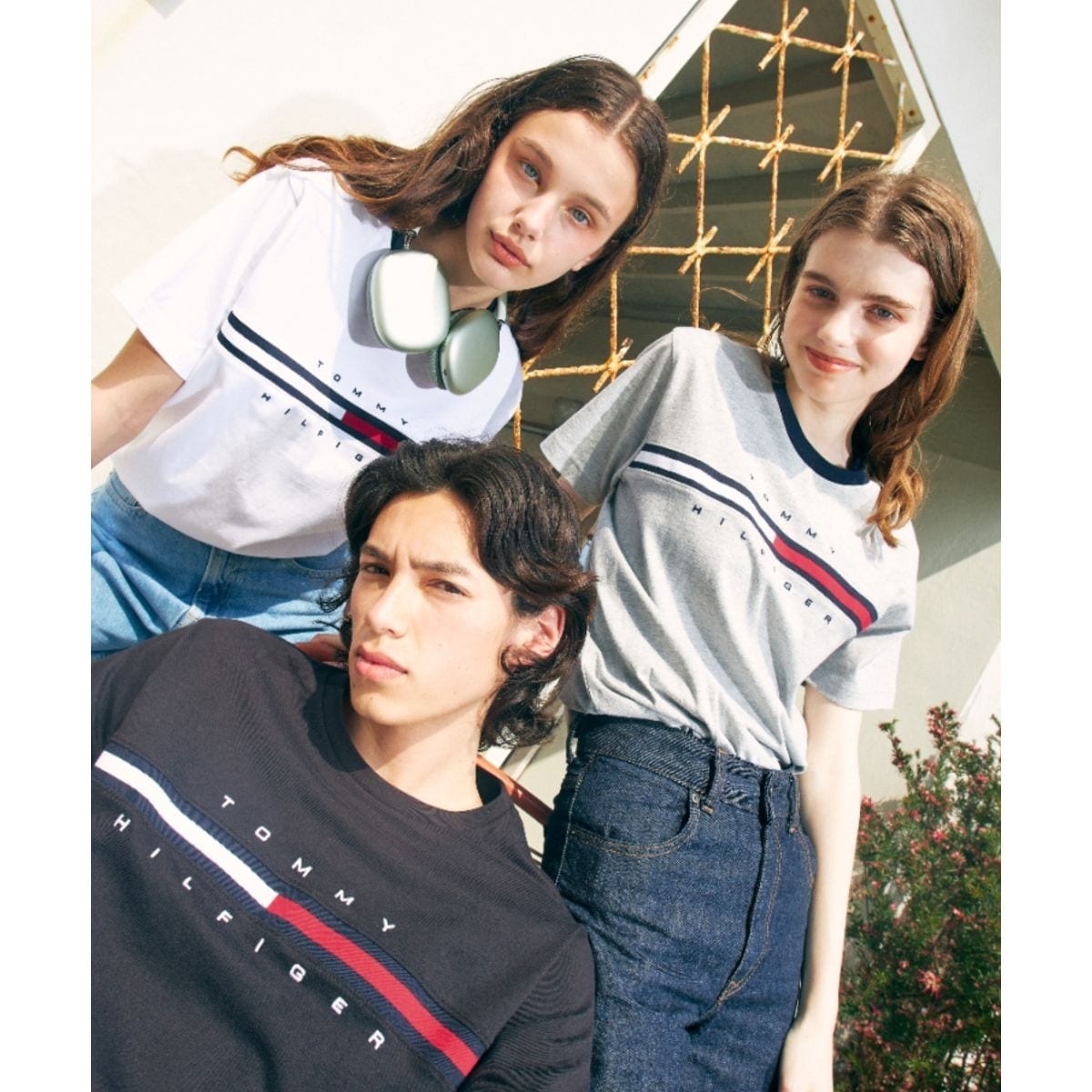 トミーヒルフィガー Tシャツ  TJM  BADGE TEE トミー ヒルフィガー TOMMY HILFIGER モノグラムバッジTシャツ