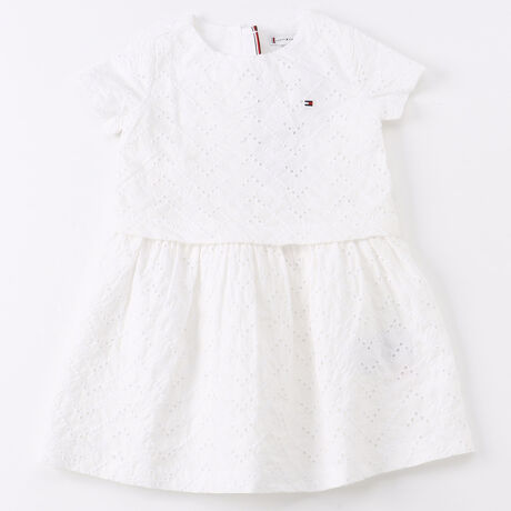 Girls コットンレースレイヤードワンピース トミー ヒルフィガー Tommy Hilfiger Kg ファッション通販 マルイウェブチャネル