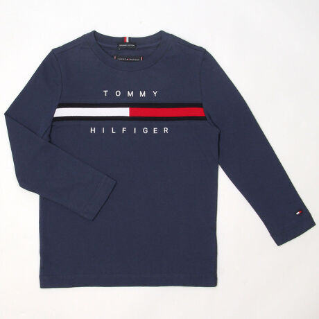 ロゴロングスリーブtシャツ トミー ヒルフィガー Tommy Hilfiger Kb ファッション通販 マルイウェブチャネル