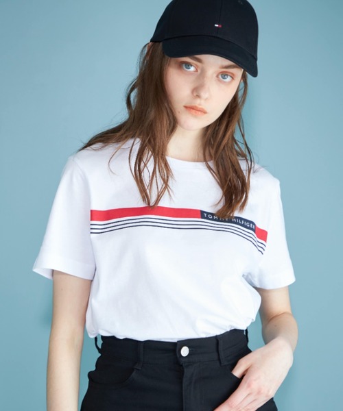 フロントロゴTシャツ | トミー ヒルフィガー(Tommy Hilfiger