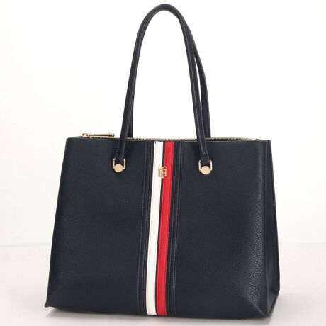 グローバルストライプトートバッグ | トミー ヒルフィガー(Tommy 