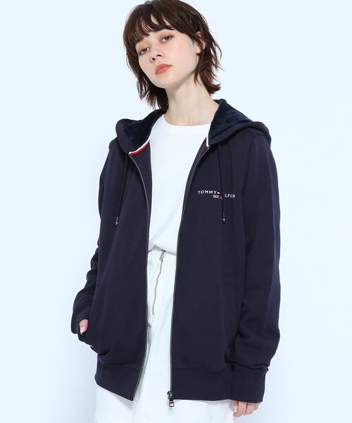 ファーライニングジップアップパーカー | トミー ヒルフィガー(Tommy