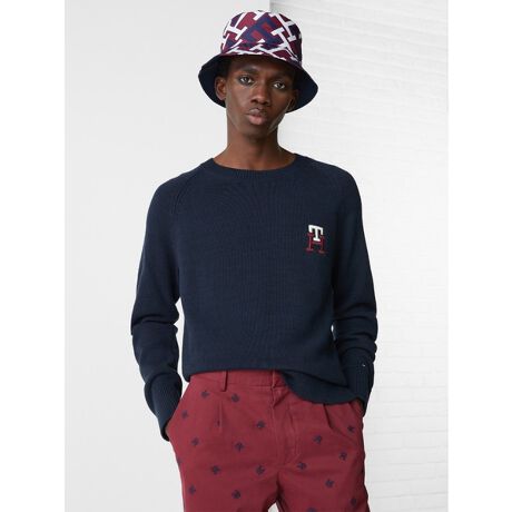 モノグラムクルーネックセーター | トミー ヒルフィガー(Tommy 