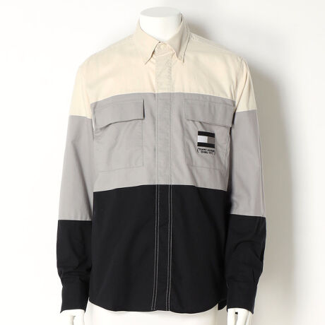 MONOCHROME CAPSULE COLLECTION ブロッキングオーバーシャツ | トミー 