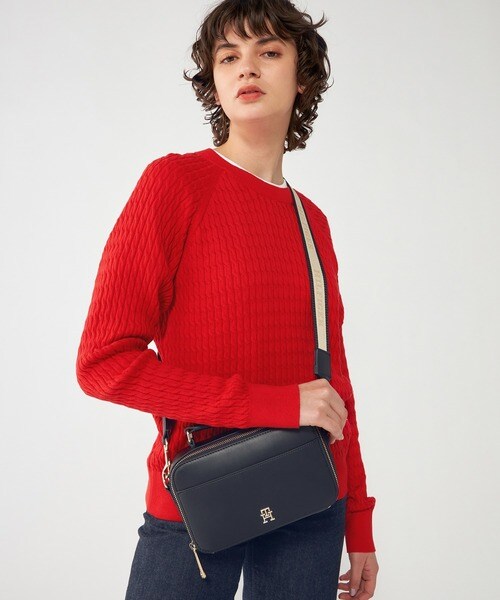 【すぐ届く】  アイコニックトミーカメラバッグ アイコニックトミーカメラバッグ（ショルダーバッグ）｜TOMMY