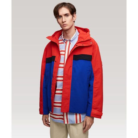 PORTLAND TEXTURE CLR BLOCK JKT/g~[ qtBK[(Tommy Hilfiger)