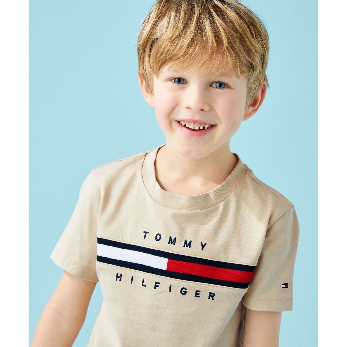 フラッグリブインサートTシャツ | トミー ヒルフィガー(Tommy