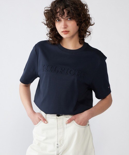 インターロックエンボスTシャツ | トミー ヒルフィガー(Tommy