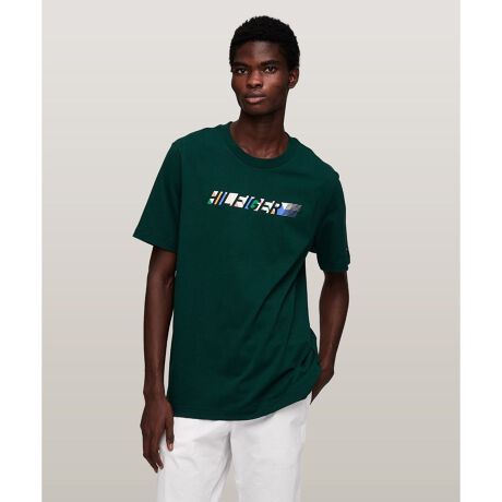 MULTICOLOUR HILFIGER TEE/g~[ qtBK[(Tommy Hilfiger)
