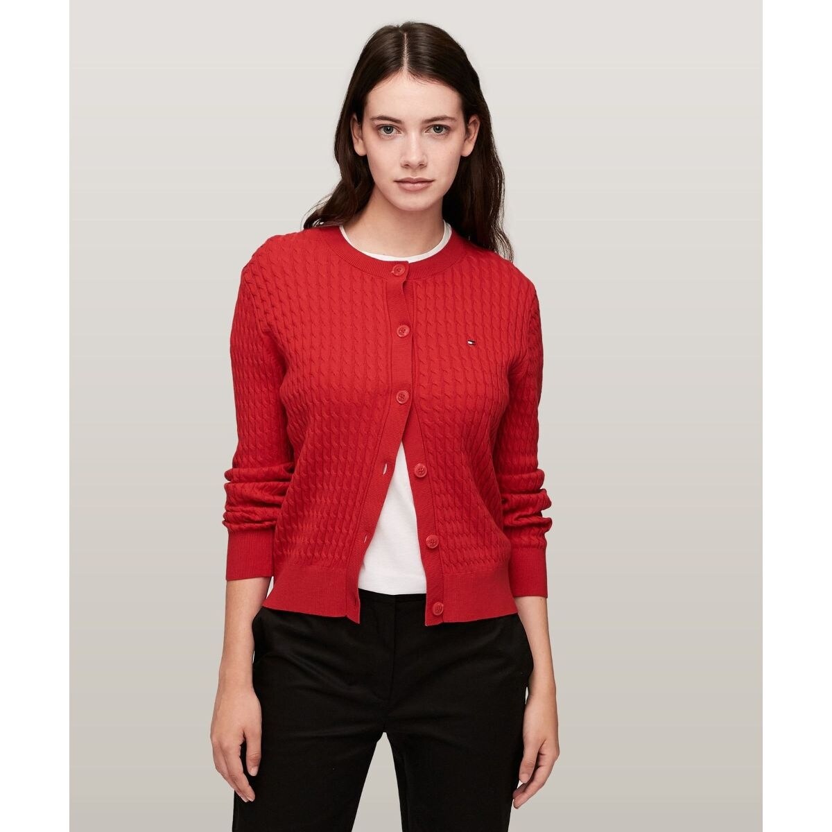 新品トミーヒルフィガー2WAYジップアップカーディガン 楽天市場