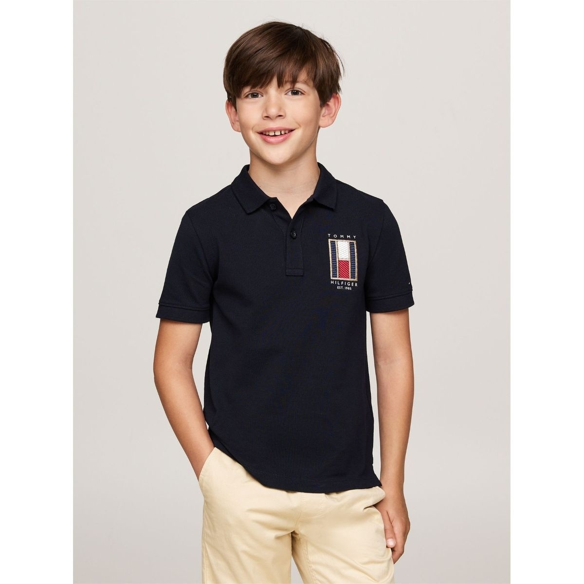 特価ブランド BOYS モノグラムショートスリーブポロシャツ | トミー ボーイズ