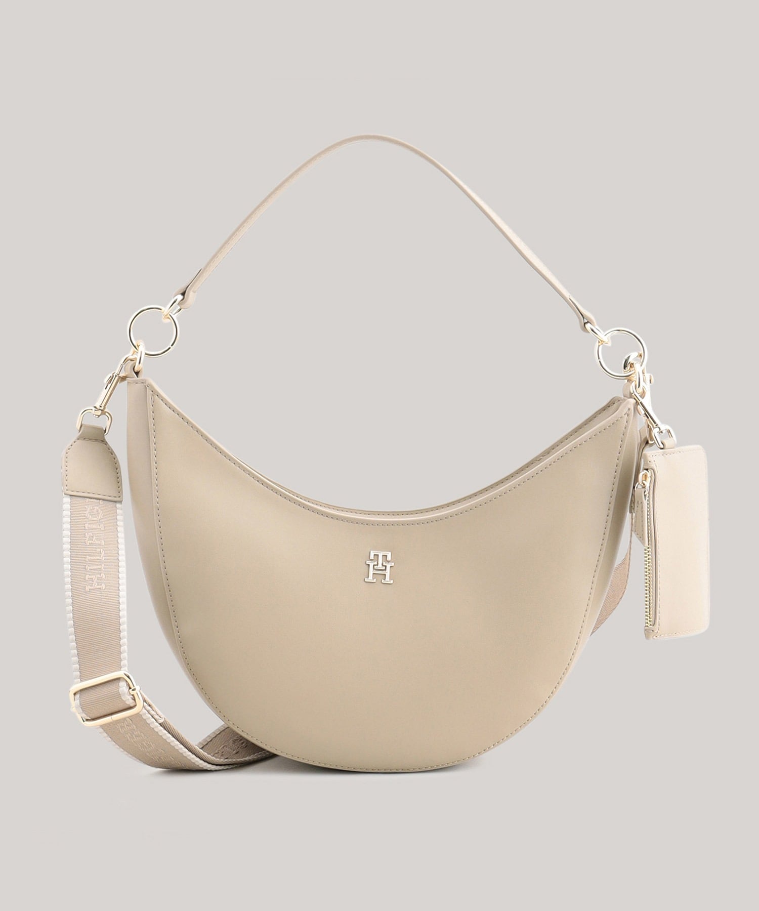 Polo ID ミディアム レザー ショルダー バッグ（ショルダー