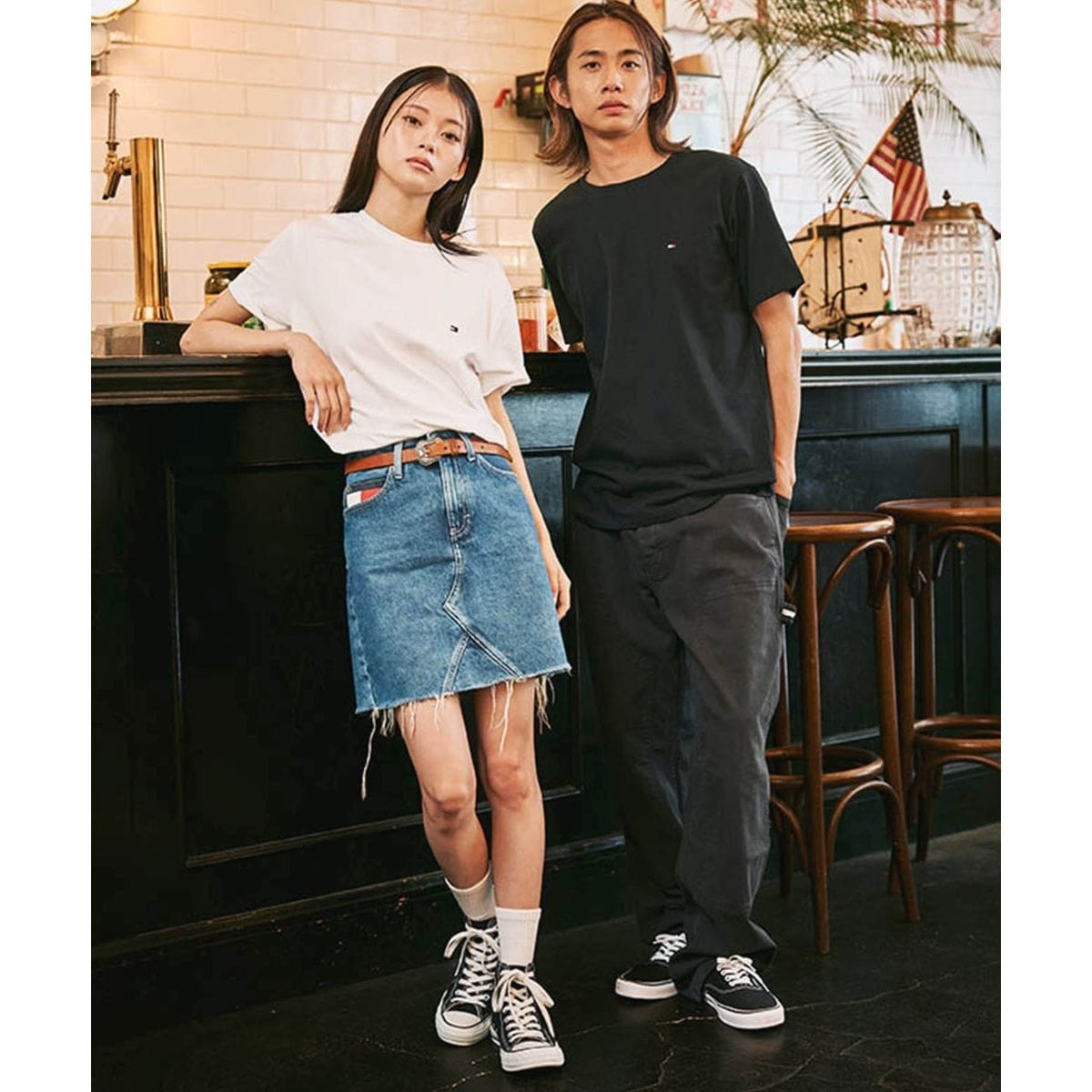 トミーヒルフィガー　ラガーシャツ　オーバーサイズ TOMMY HILFIGER ビッグサイズ トミーヒルフィガー 長袖ラガー