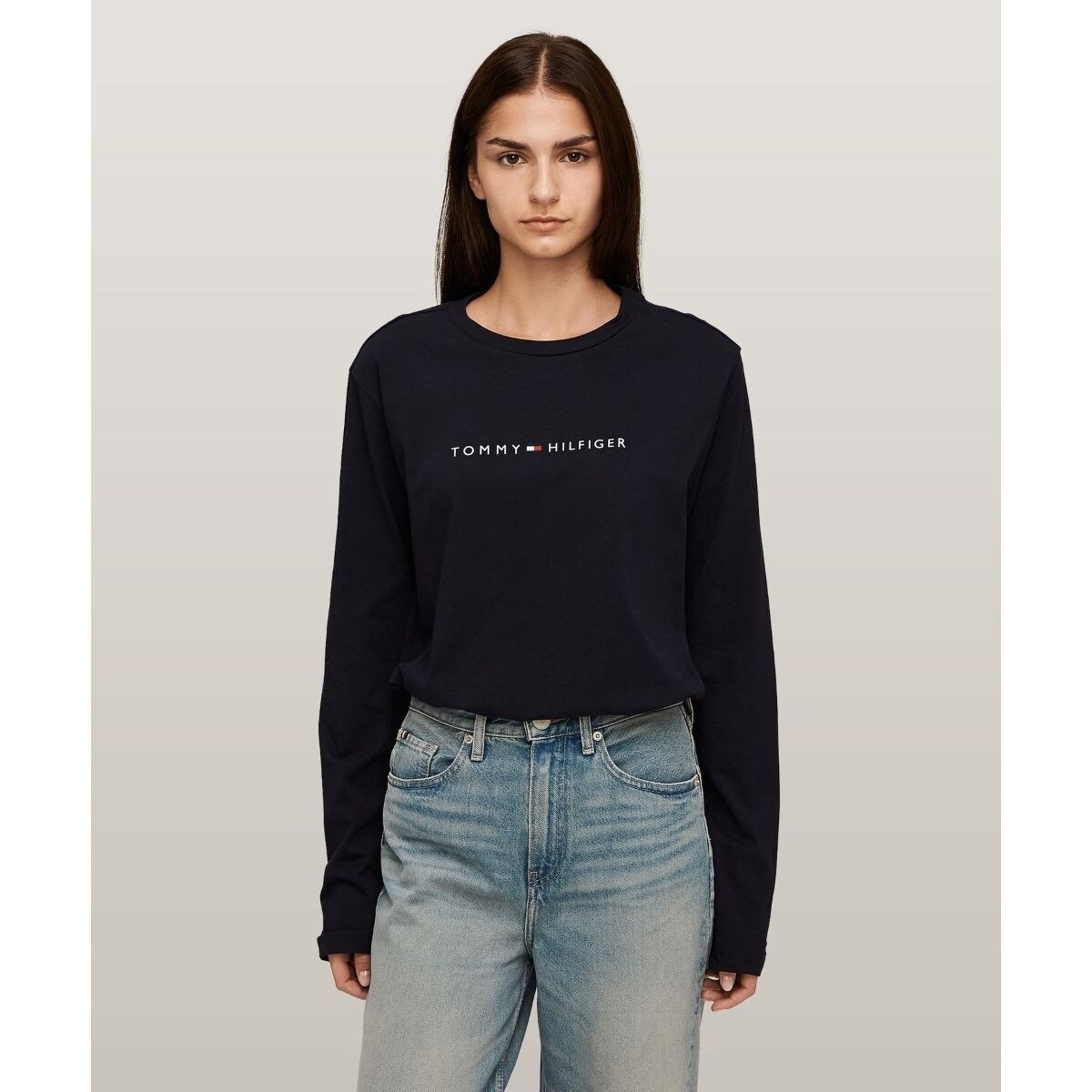 オンライン限定】ロゴロングスリーブTシャツ ロンT | トミー 