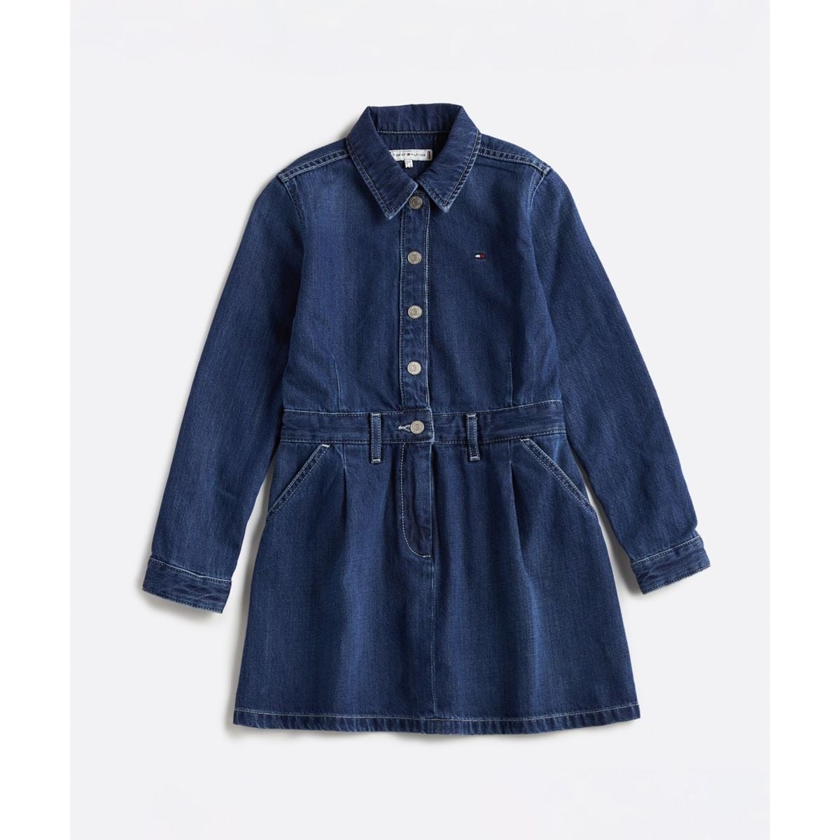 GIRLS リブコードシャツワンピース | トミー ヒルフィガー(Tommy