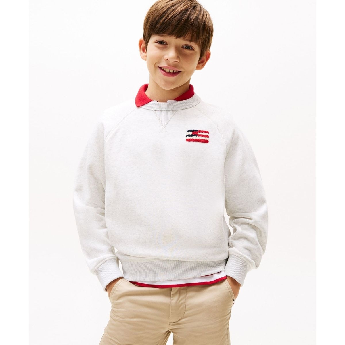 [}C]BOYS qtBK[tbObNXg[i[/g~[ qtBK[iTommy Hilfigerj CgO[PMT