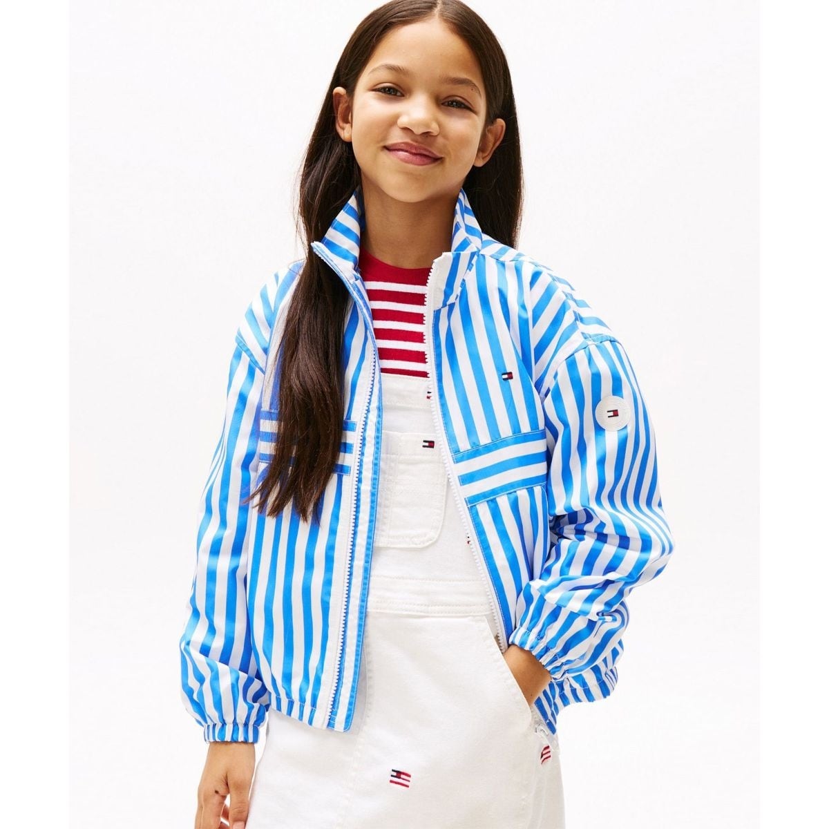 [�}���C]GIRLS �X�g���C�v�E�C���h�u���[�J�[/�g�~�[ �q���t�B�K�[�iTommy Hilfiger�j �u���[C30