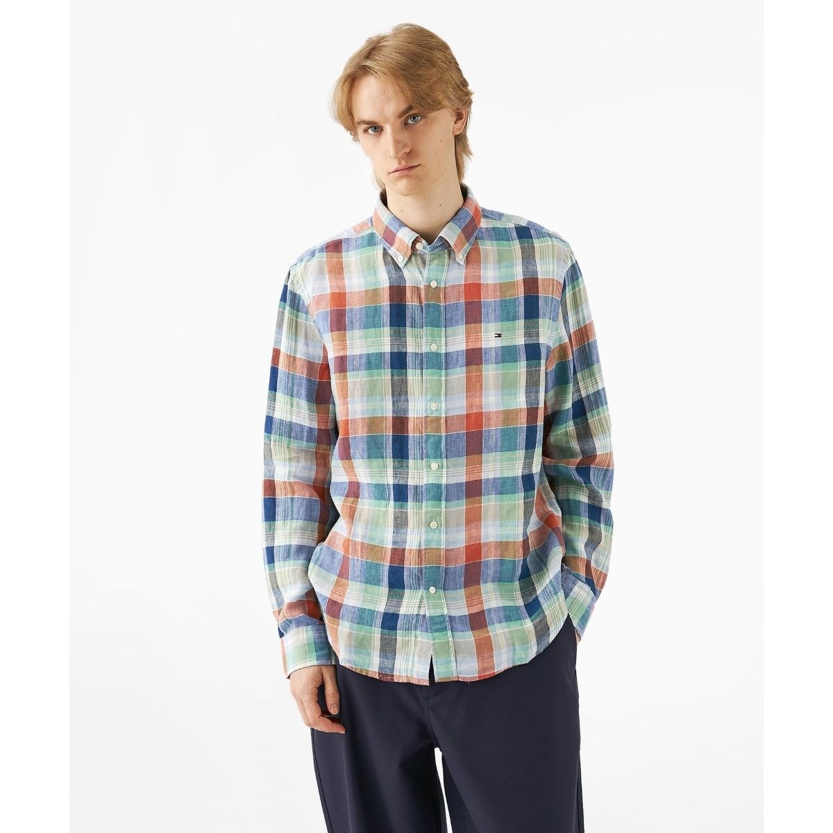 トミー ヒルフィガー（ ）/リネンサマーマドラスシャツ リネンサマーマドラスシャツ | トミー ヒルフィガー(Tommy Hilfiger