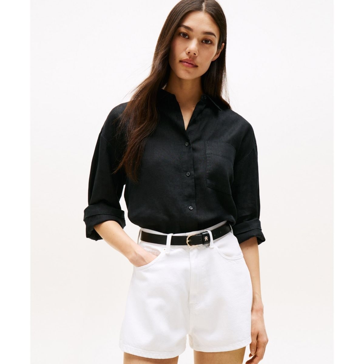 トミー ヒルフィガー（ ）/リネンイージーシャツ リネンイージーシャツ | トミー ヒルフィガー(Tommy Hilfiger