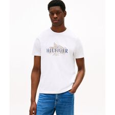 トロピカルフローラルヒルフィガーTシャツ