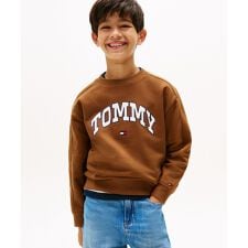 トミー ヒルフィガー(Tommy Hilfiger)のBOYS カレッジロゴプリントスエットシャツ