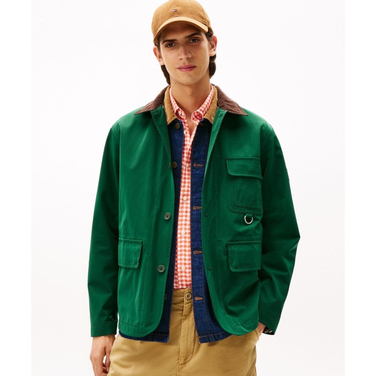 【クリーニング済】ラルフローレン パッカブル ジャケット　L ベージュ クリーニング済】ラルフローレン パッカブル ジャケット L