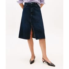 トミー ヒルフィガー(Tommy Hilfiger)のデニムミロビロウニースカート