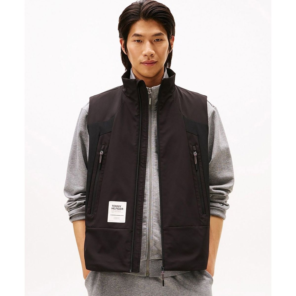 Liugoo Leathers 本革 レザーダウンベスト ダイヤキルト メンズ VST04A