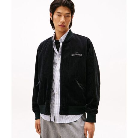 MODERN ATHLETICミックスメディアリバーシブルボンバージャケット 