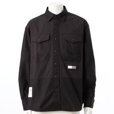 MODERN ATHLETIC ミックスファブリックユーティリティシャツ