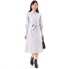 トミー ヒルフィガー(Tommy Hilfiger)のオックスフォードシャツワンピース