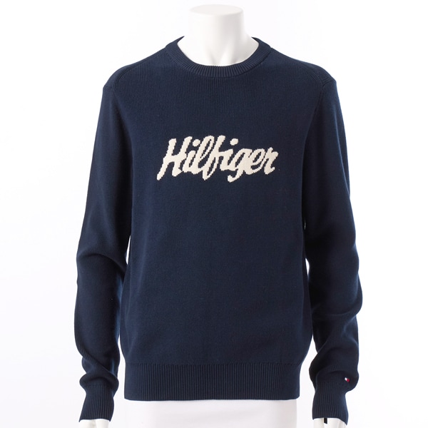 [�}���C]�V�[�Y�i���O���t�B�b�N�R�b�g���N���[�l�b�N�Z�[�^�[/�g�~�[ �q���t�B�K�[�iTommy Hilfiger�j �l�C�r�[C1G