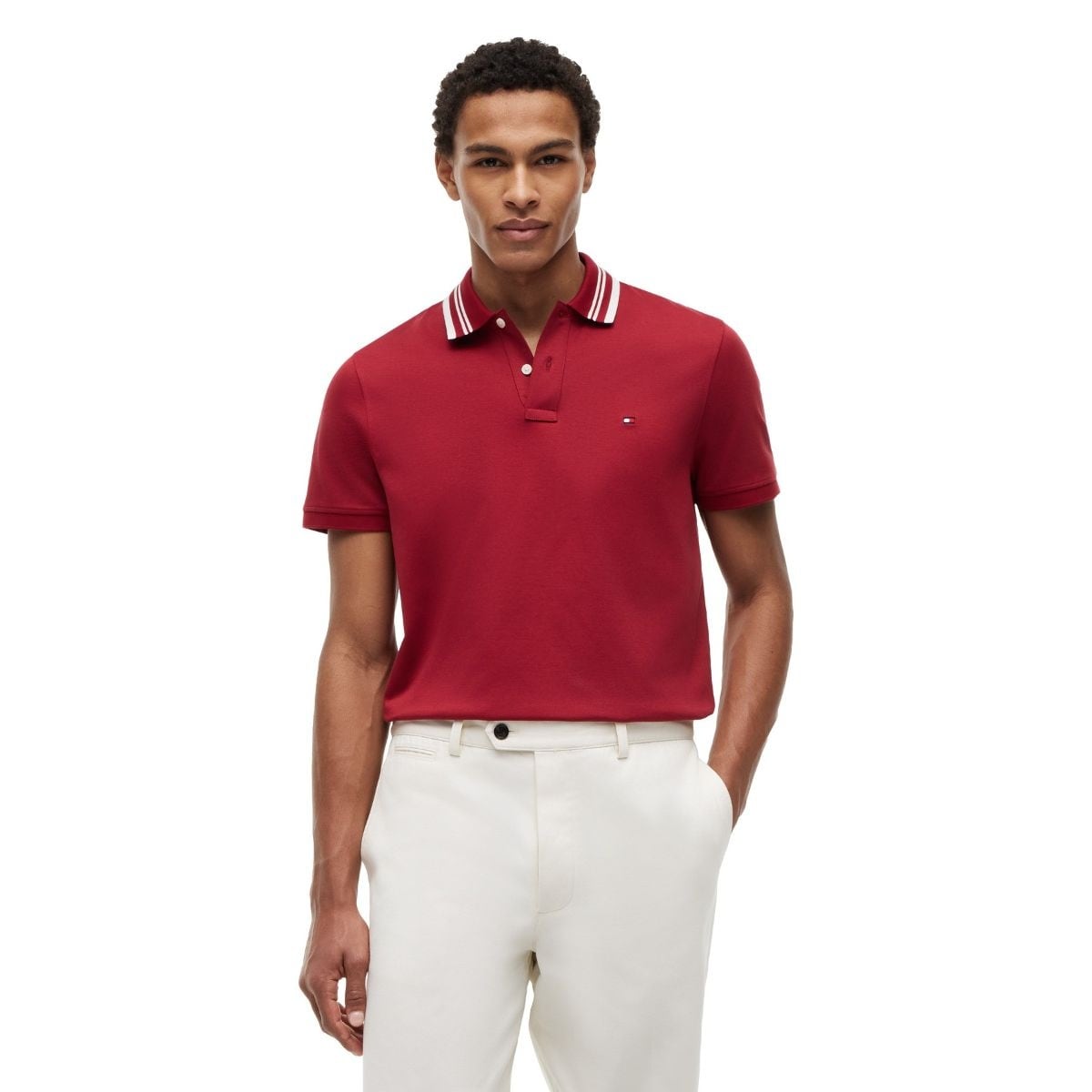 [�}���C]�V���[�g�X���[�u�|���V���c/�g�~�[ �q���t�B�K�[�iTommy Hilfiger�j ���b�hXIT