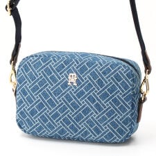 ポペットフラッグデニムカメラバッグ