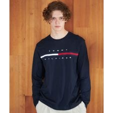 【オンライン限定】トミーヒルフィガーロゴロングスリーブTシャツ / TINO TEE | トミー ヒルフィガー