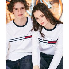 トミー ヒルフィガー(Tommy Hilfiger)の【オンライン限定】トミーヒルフィガーロゴロングスリーブTシャツ / TINO TEE