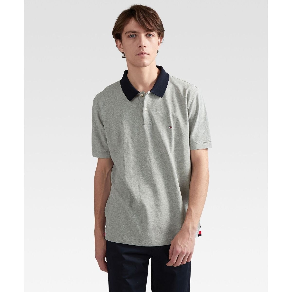 アンダーカラーロゴベーシックポロシャツ | トミー ヒルフィガー(Tommy