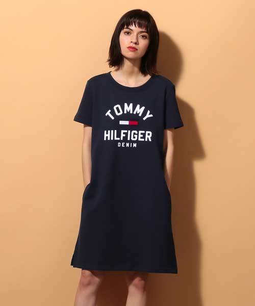 ブランドロゴＴシャツワンピース | トミー ヒルフィガー(Tommy