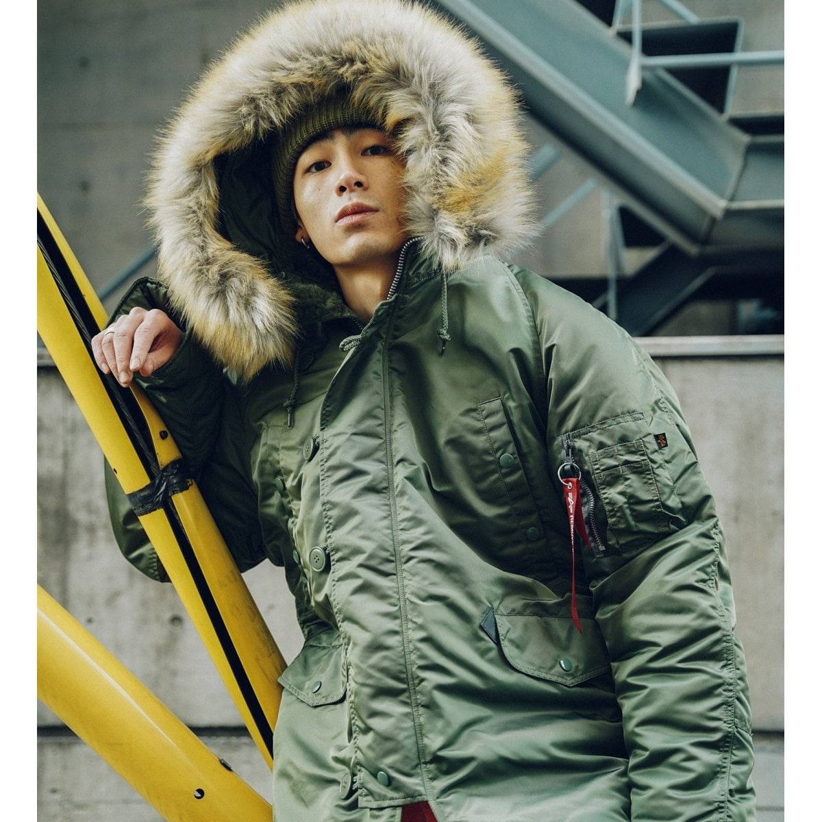 別注】ALPHA INDUSTRIES x SHIPS N3BサイズM - フライトジャケット